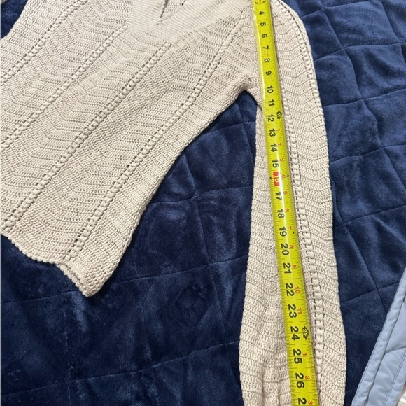 J. Crew Cream V-Neck Sweater - Picture 10 of 12